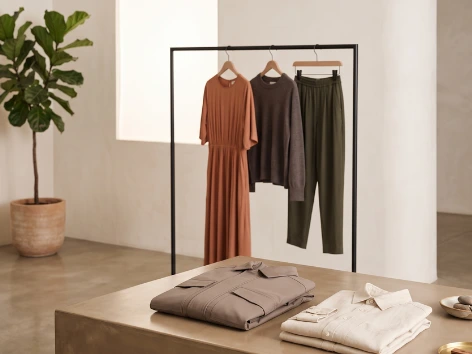 Contoh desain landing page kategori Fashion & Pakaian