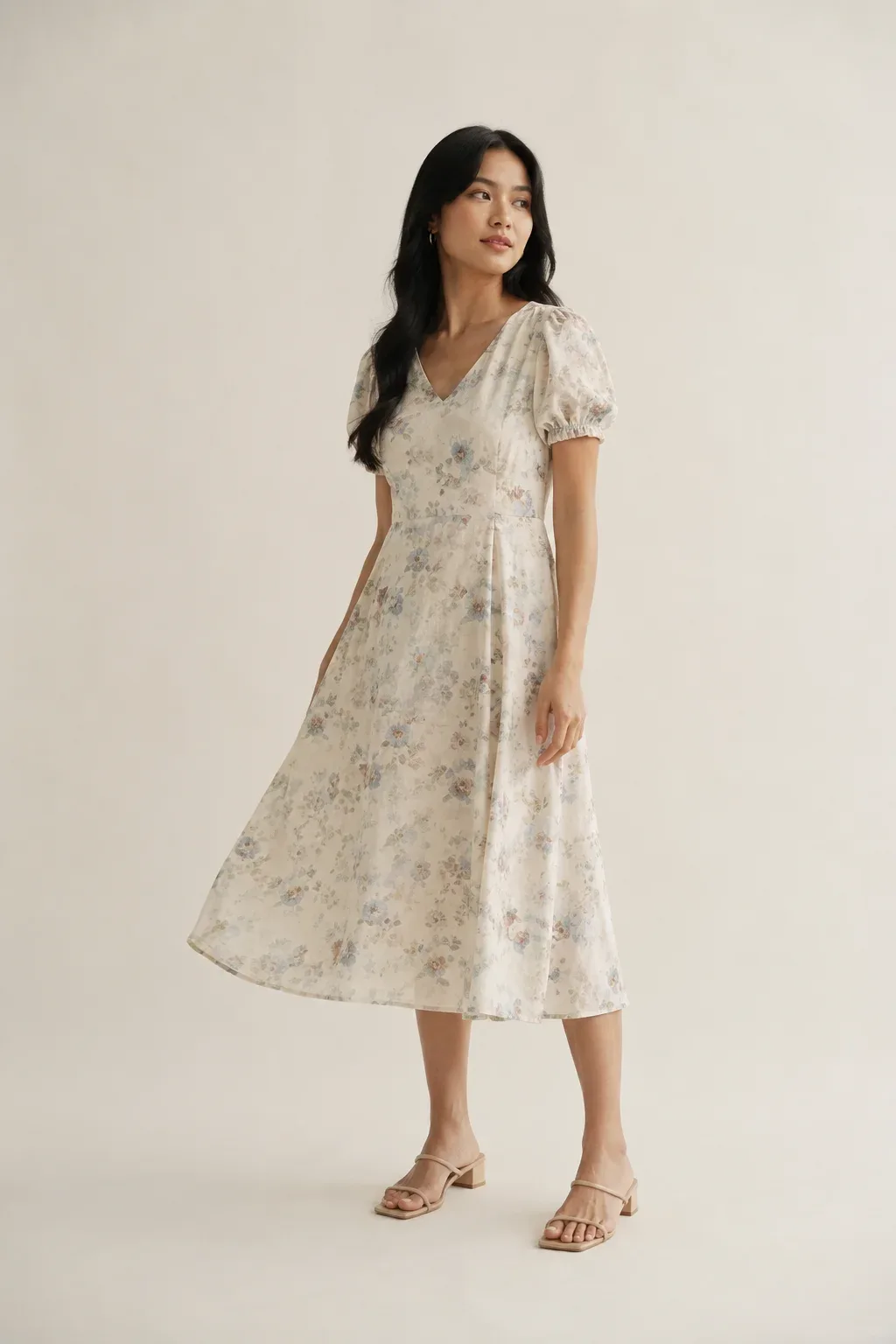 Midi Floral Dress