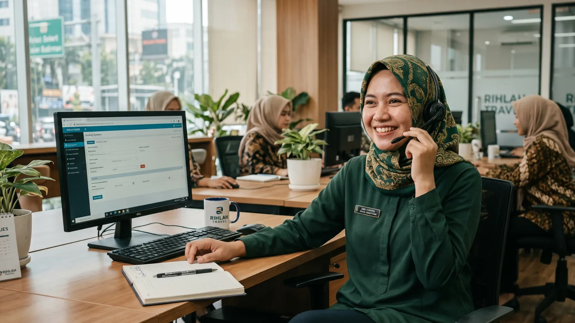 Tim customer service Rihlah Travel