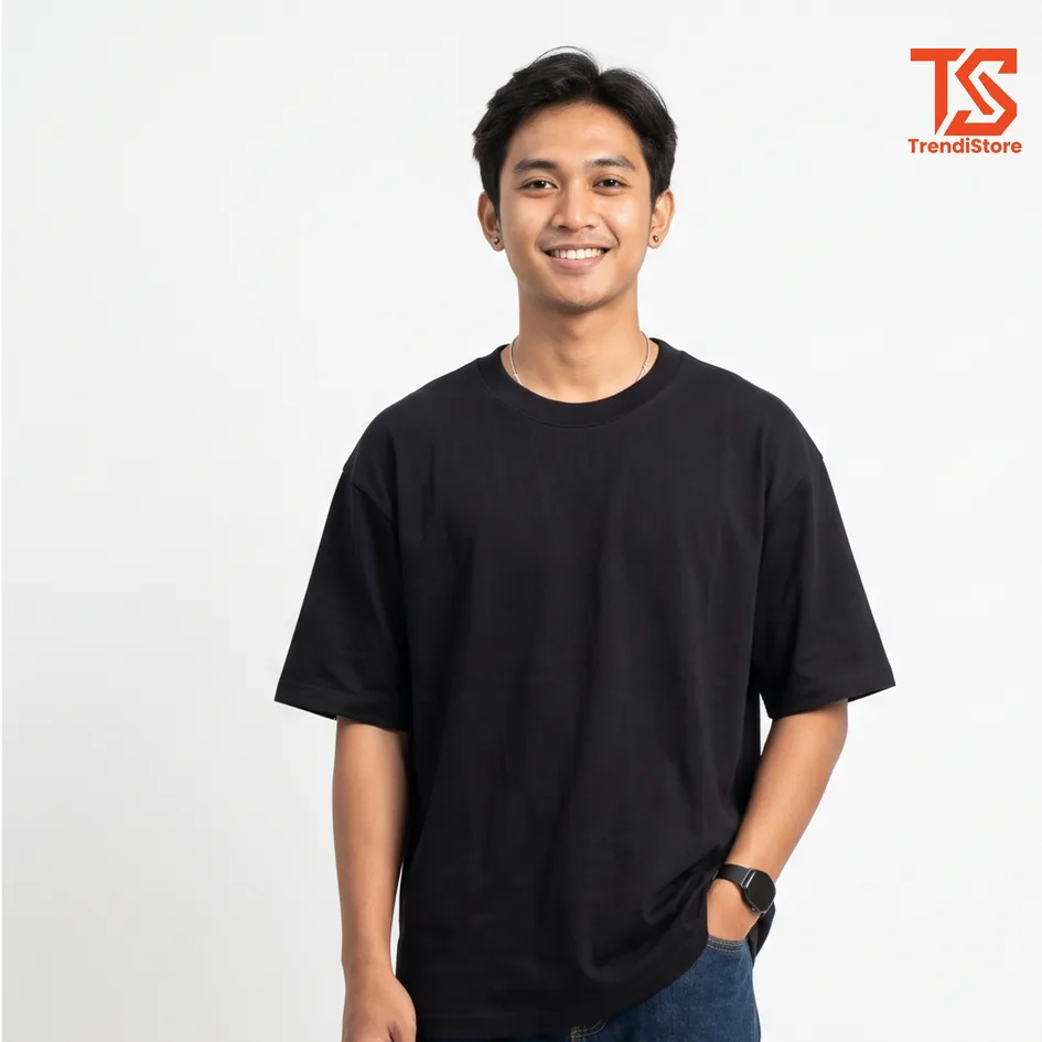 Foto Kaos Oversize Cotton Combed 24s 1